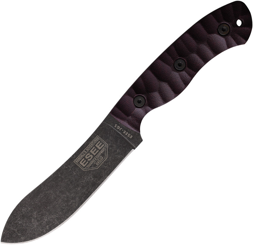 ESJG5LM ESEE JG5 Fixed Blade Burgundy Linen