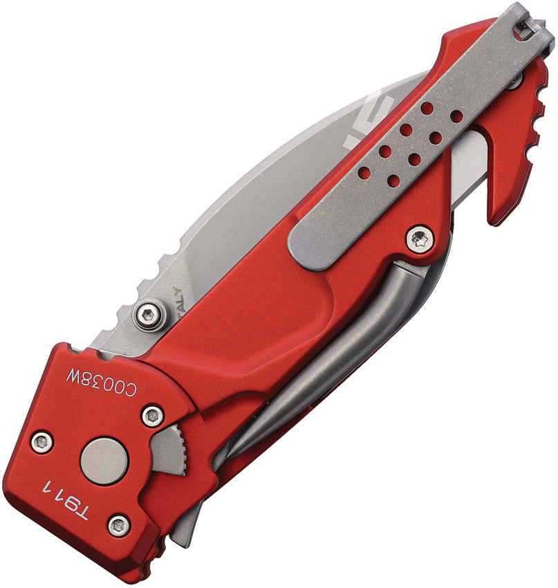 EX0164SWRED Extrema Ratio T911 Linerlock Red