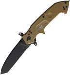 EX0165RVHCS Extrema Ratio Glauca J1 Linerlock Desert Tan
