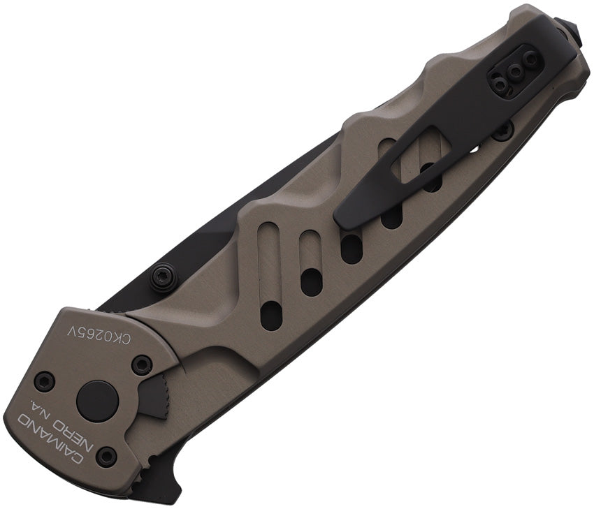 EX0166BLKTM Extrema Ratio Caimano Nero N.A. Linerlock