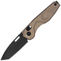 Extrema Ratio BFK Zero folding knife with black burnished N680 tanto blade and tactical mud aluminum handle (EX0174BLKTM)