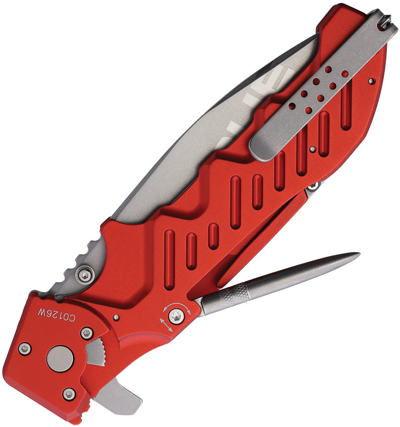 EX0179SWRED Extrema Ratio Glauca G1 Linerlock Red