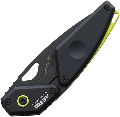 EX0180NITBLKL Extrema Ratio Aero Linerlock Lime