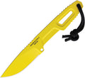 EX0222NITYL: Extrema Ratio Satre neck knife, yellow coated blade, one-piece construction, Kydex sheath