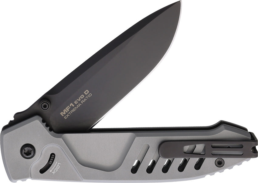 EX0232BLKGRY Extrema Ratio MF1 EVO D Linerlock Gray