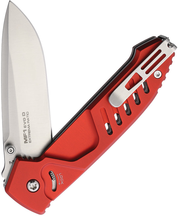 EX0232M3SATRED Extrema Ratio MF1 EVO D Linerlock Red Satin