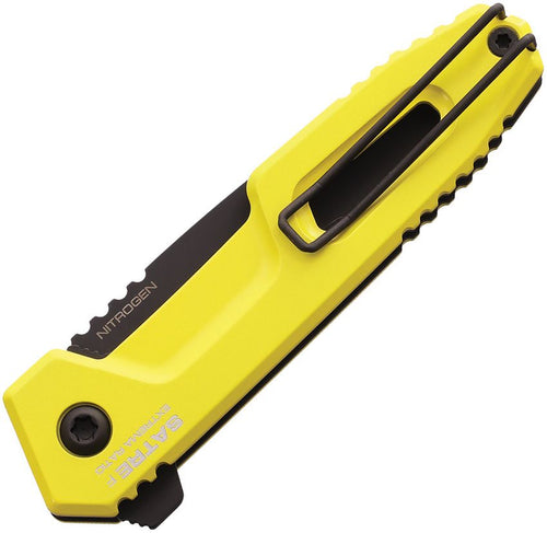 EX0246NITBLKC5 Extrema Ratio Satre F Linerlock Nitro Yellow