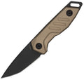 Extrema Ratio BFK Nano fixed blade knife with black MagnaCut tanto blade and tactical mud aluminum handle (EX0251MBA3)