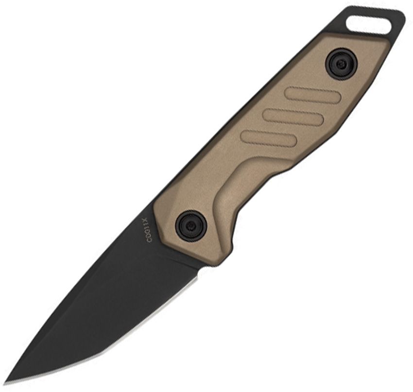 Extrema Ratio BFK Nano fixed blade knife with black MagnaCut tanto blade and tactical mud aluminum handle (EX0251MBA3)