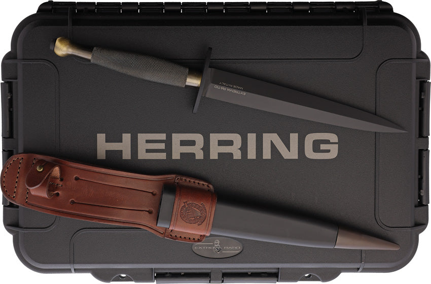 EX0319BLORN Herring Fixed Blade NE