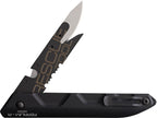 EX0365BLKBLK Ferrum Rescue Linerlock Black
