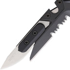 EX0365BLKBLK Ferrum Rescue Linerlock Black