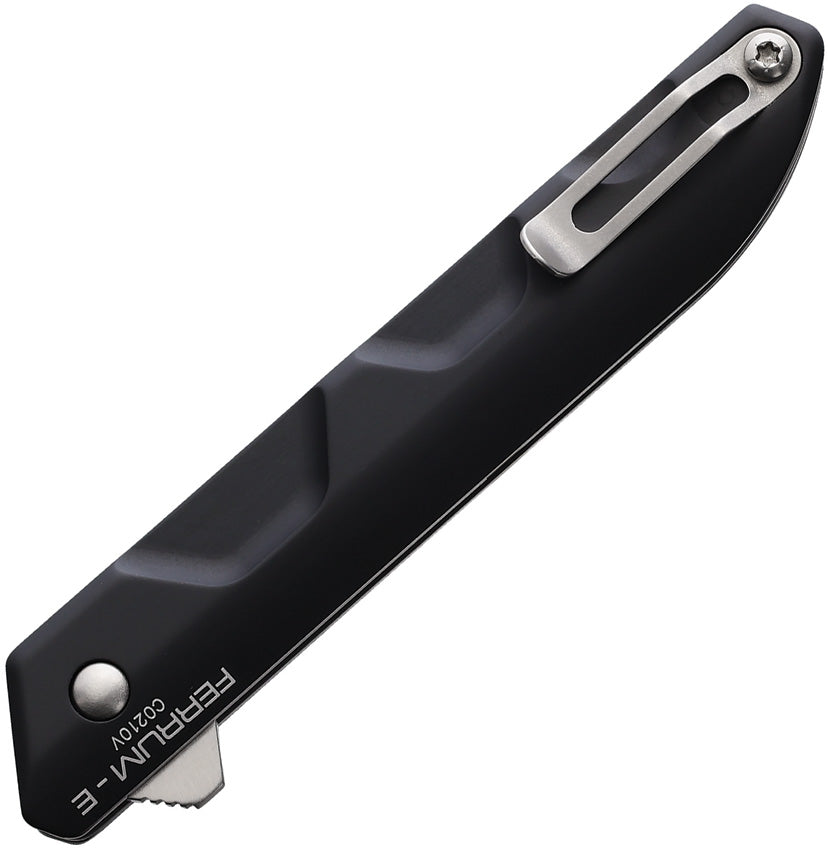 EX0366SATBLK Ferrum E Linerlock Black