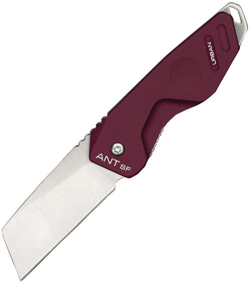 EX0471SATBCY: Extrema Ratio ANT Urban SF framelock, cherry handle, 2" satin N690 sheepsfoot blade