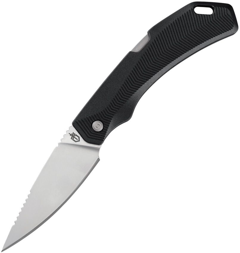 G2009292: Gerber Forefront lockback, black nylon handle, 3.25" bead blast 420HC spear point blade