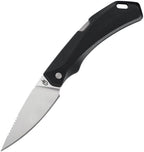 G2009292: Gerber Forefront lockback, black nylon handle, 3.25" bead blast 420HC spear point blade