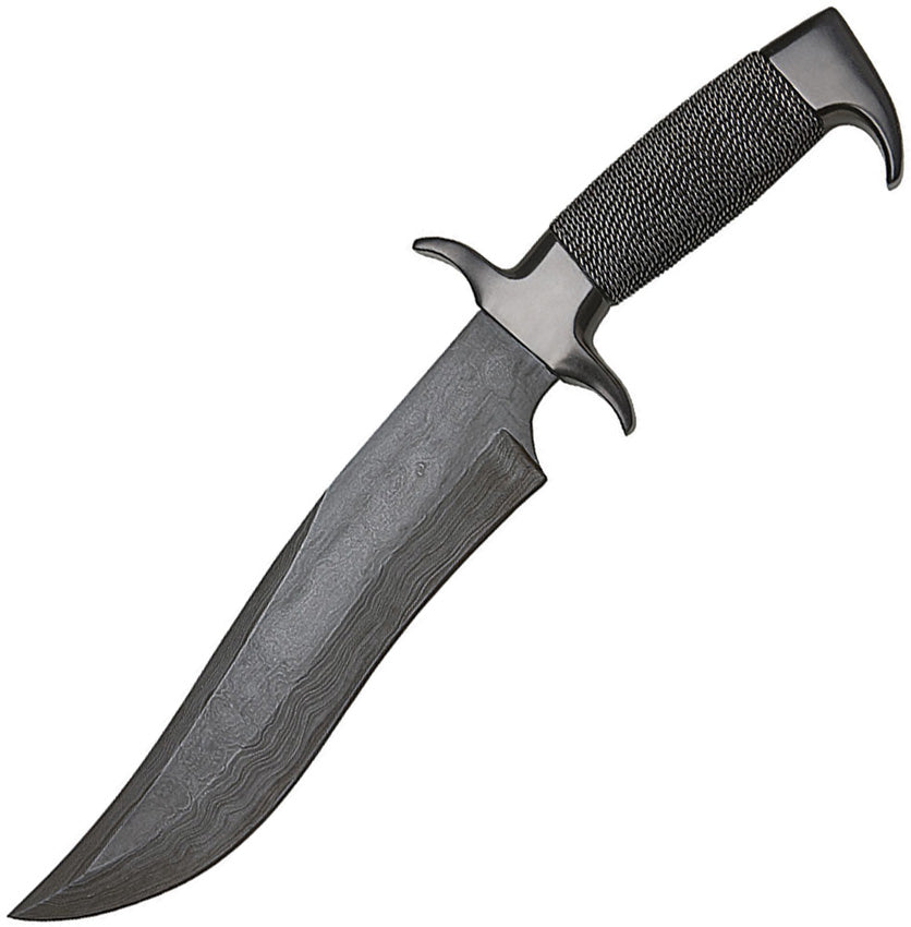 GH627D Highlander Bowie Damascus