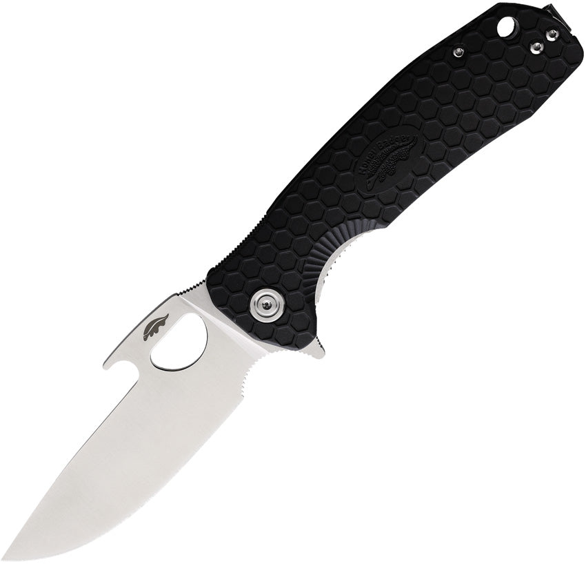 HB1051 Honey Badger Large Easy Open Linerlock Blk