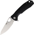 HB1288 Large Leaf Linerlock Black