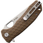 HB1289 Large Leaf Linerlock Tan
