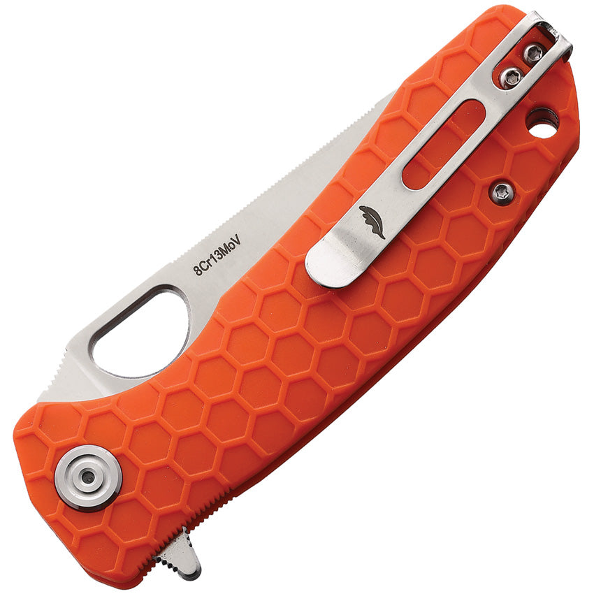 HB1303 Medium Leaf Linerlock Orange