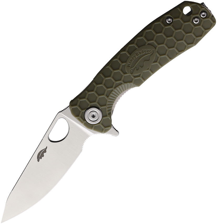 HB1310 Small Leaf Linerlock Green