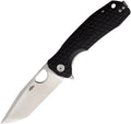 HB1321 Large Linerlock Tanto Black