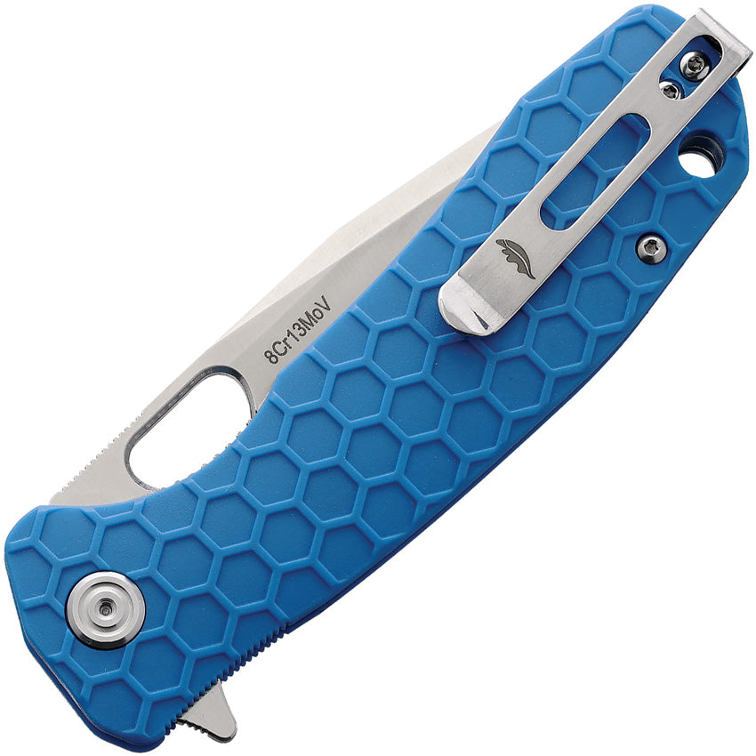 HB1324 Large Linerlock Tanto Blue