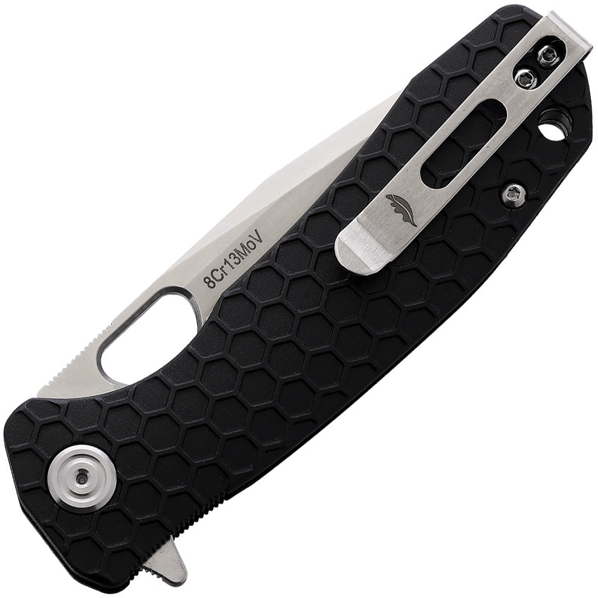 HB1331 Medium Linerlock Tanto Black