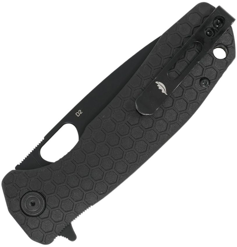 HB1350 Honey Badger Knives Large Linerlock DP Blk