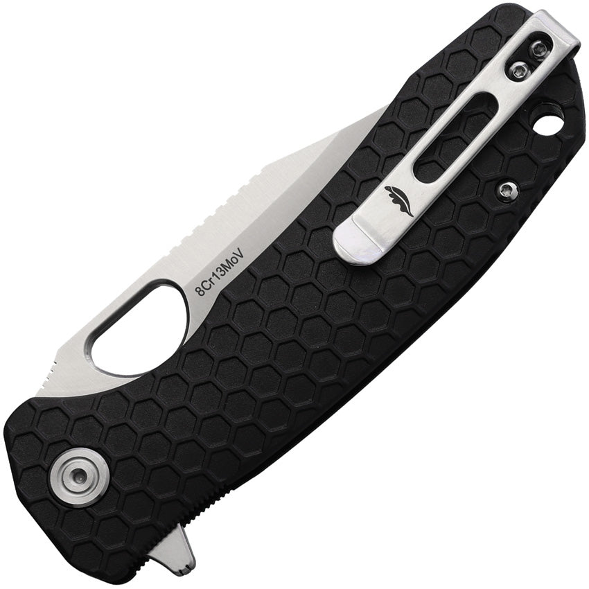 HB4063 Large Linerlock Clip Black