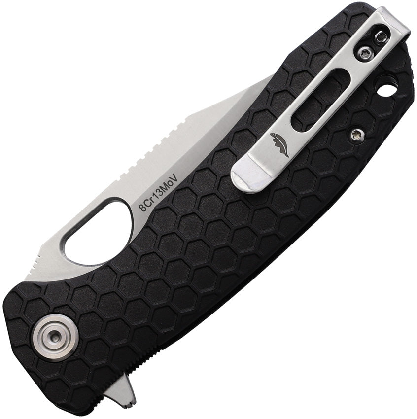 HB4069 Medium Linerlock Clip Black