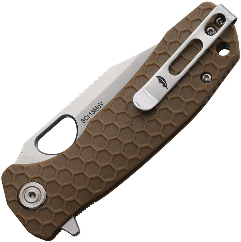 HB4070 Medium Linerlock Clip Tan