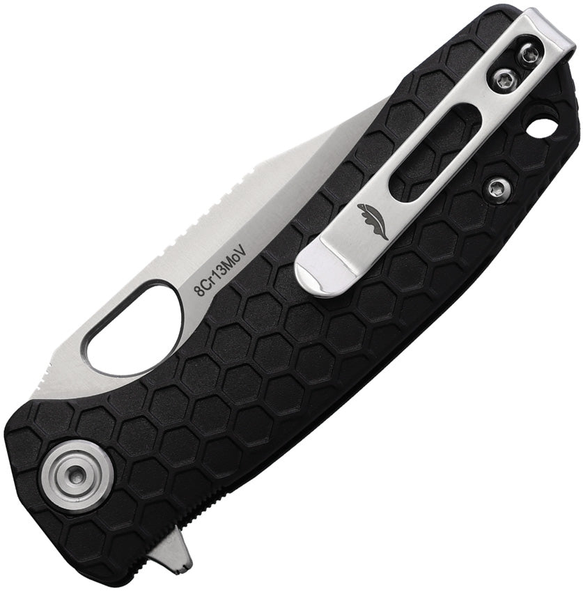 HB4075 Small Linerlock Clip Black
