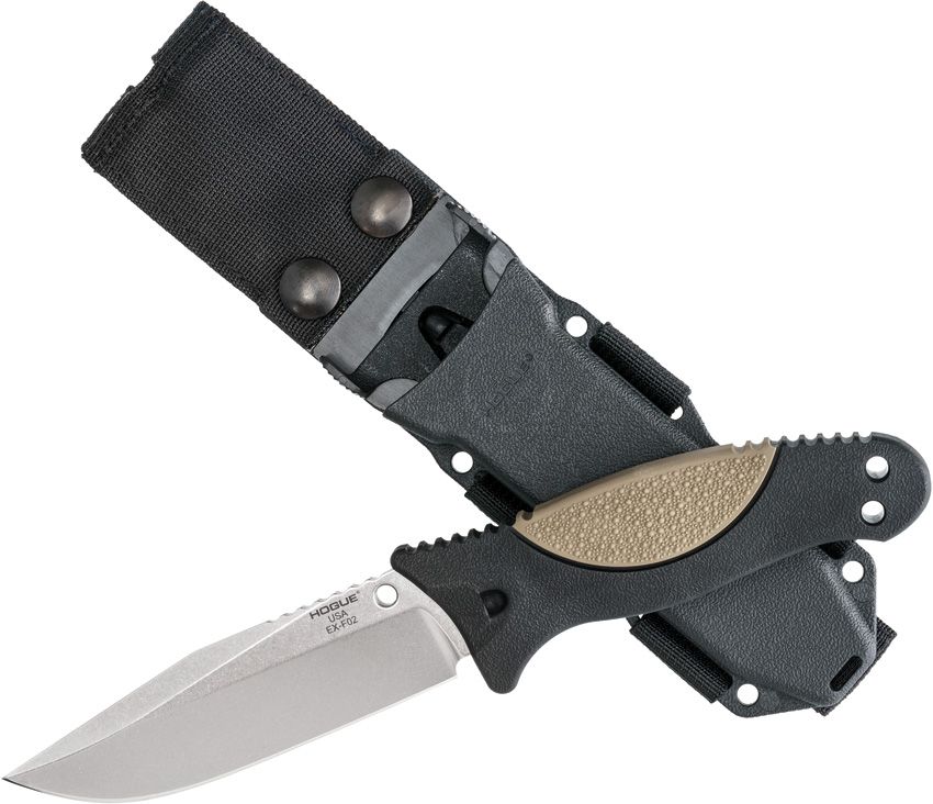 HO35273 Hogue EX-F02 Fixed Blade Clip Tan