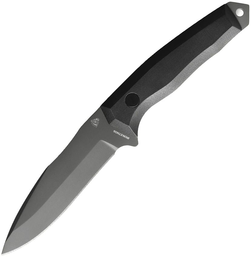 IE11A52F10 Iron Ethos KS 23 Fixed Blade Black