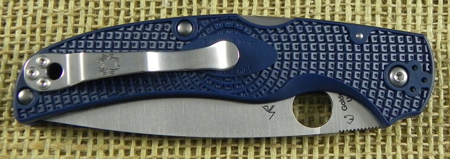 SC244PDBL Native Chief Lockback Blue