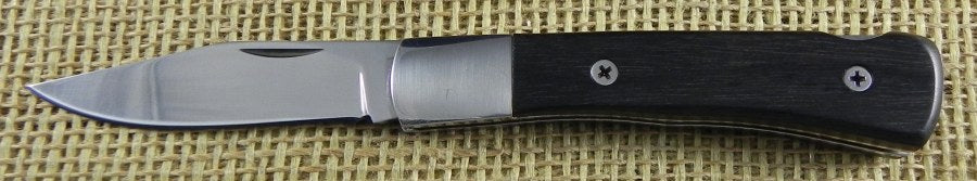 MMLSI0E Martin Mladek Lockback SEKI Japan Blade ATS-34 Eben Handle - Nože Nůž - Custom Production