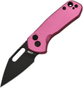 J1933BPK CJRB Mini Pyrite Button Lock Pink