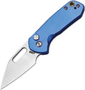 J1933BU CJRB Mini Pyrite Button Lock Blue