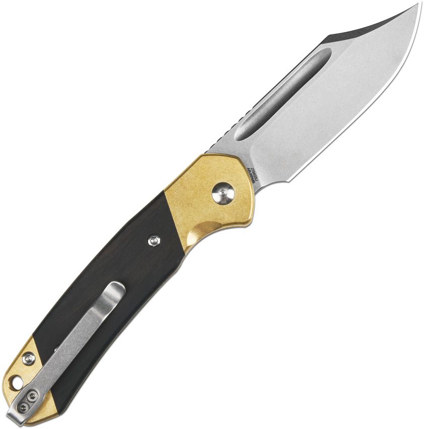 J1942SJBREB CJRB Bowie Pyrite Slip Joint Brass