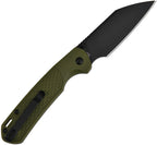 J1945BGN Pyrite Light Button Lock Green