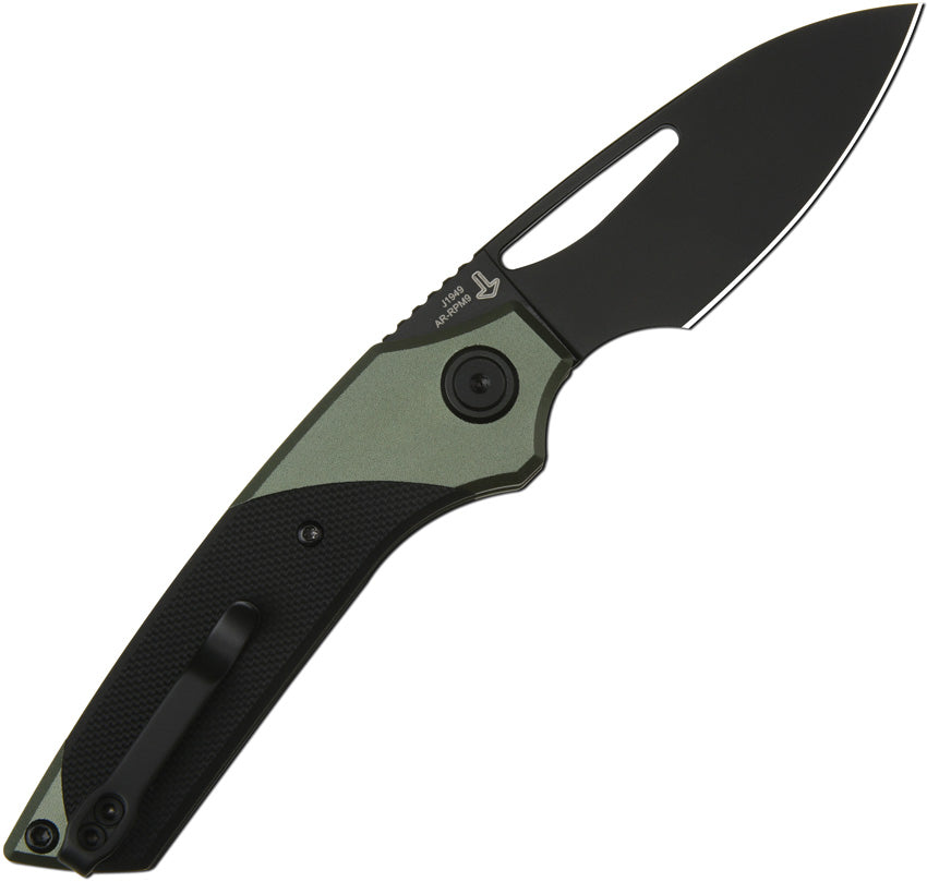 J1949BBK Version Button Lock Green