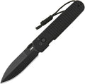 J1951BBK Locust Button Lock Black G10