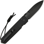 J1951BBK Locust Button Lock Black G10