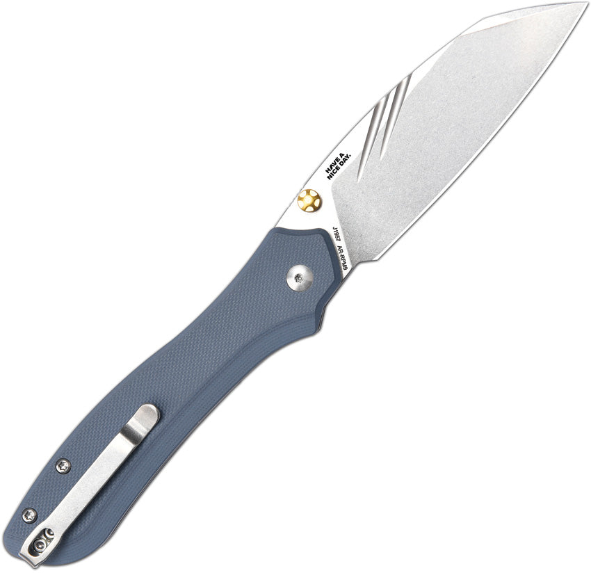 J1957BGY Fugly Linerlock Blue-Gray G10