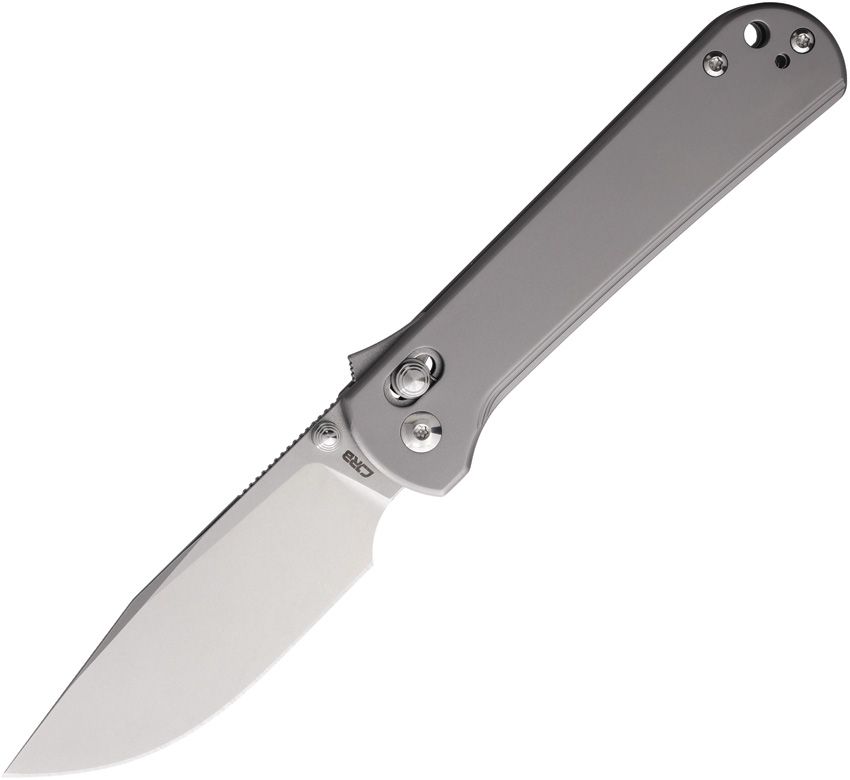 J1960TI: CJRB Bolt Recoil Lock, gray titanium handle, 3.25" stonewash AR-RPM9 drop point blade
