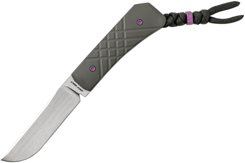 JW54368 Jack Wolf Knives Pioneer Fixed Blade Ti