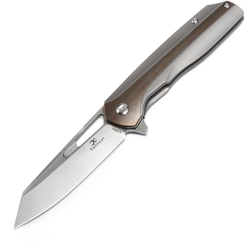 K1006A2 Kansept Shard Framelock Bronze