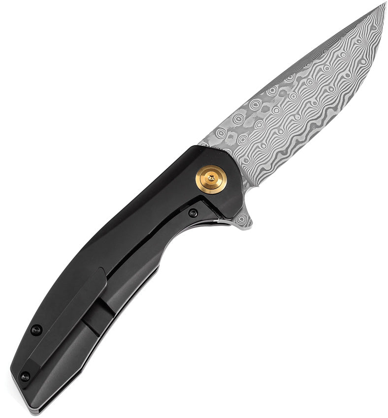 K1007E4 Kansept Accipiter Framelock Damascus